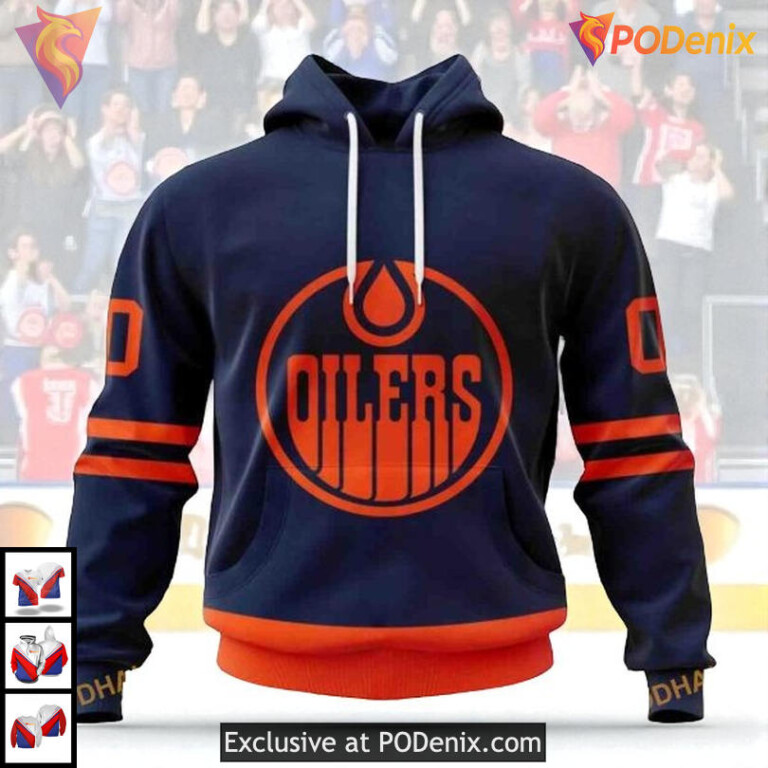 2025 Alternate Kit Edition NHL Edmonton Oilers Hoodie 3D Custom