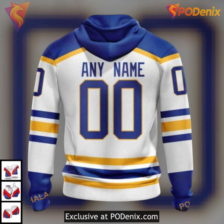 2025 Away Kits Custom Edition NHL Retro Buffalo Sabres Hoodie 3D Exclusive Merch - 1