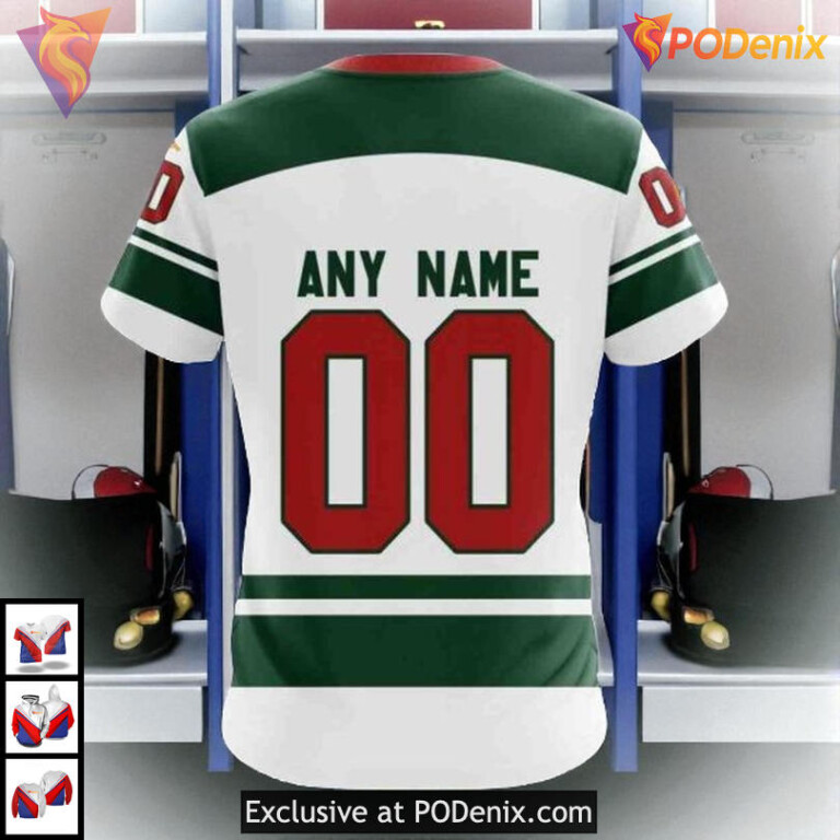 2025 Away Kits Style NHL Minnesota Wild Hoodie 3D - 3