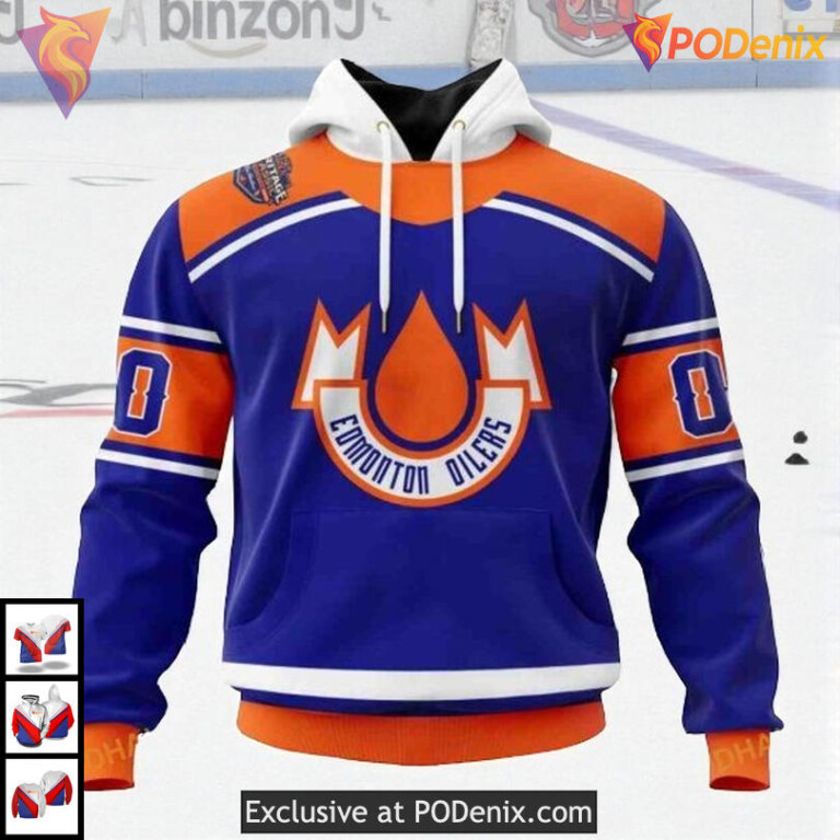 2025 Heritage Classic Concept NHL Edmonton Oilers 3D Hoodie Design