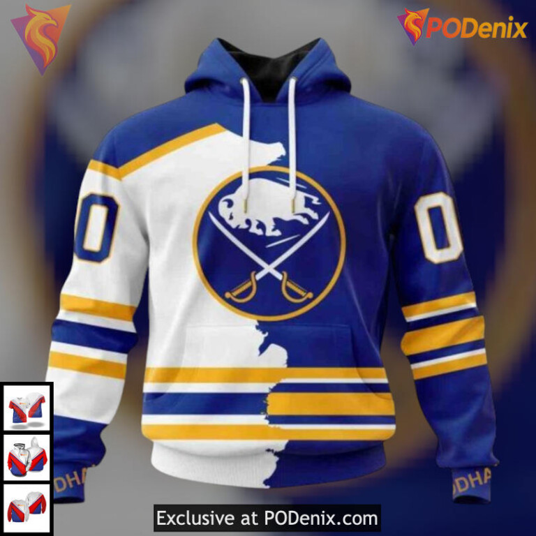 2025 Home Mix Away Concept NHL Buffalo Sabres Hoodie 3D Personalized Gear