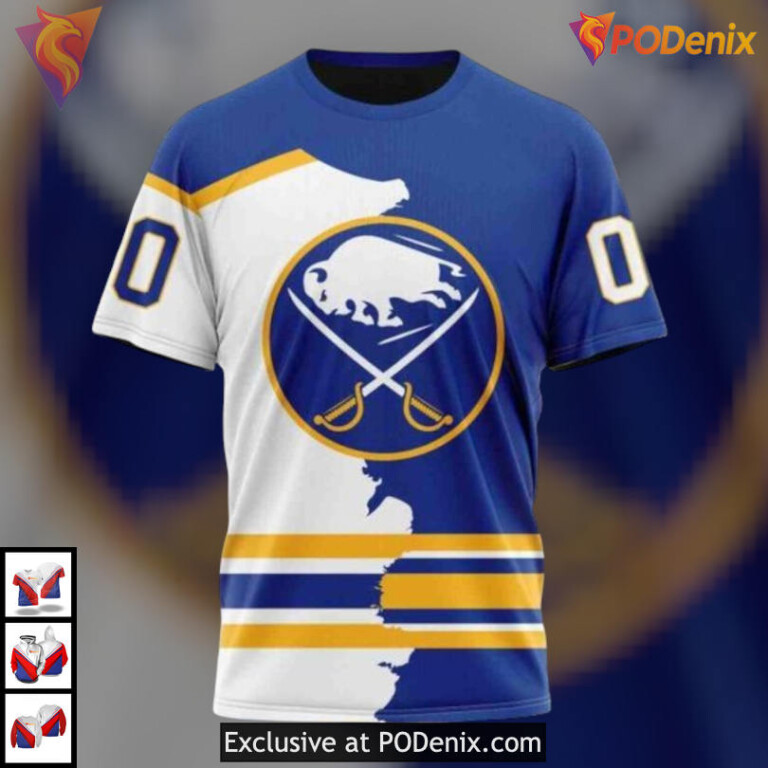 2025 Home Mix Away Concept NHL Buffalo Sabres Hoodie 3D Personalized Gear - 2