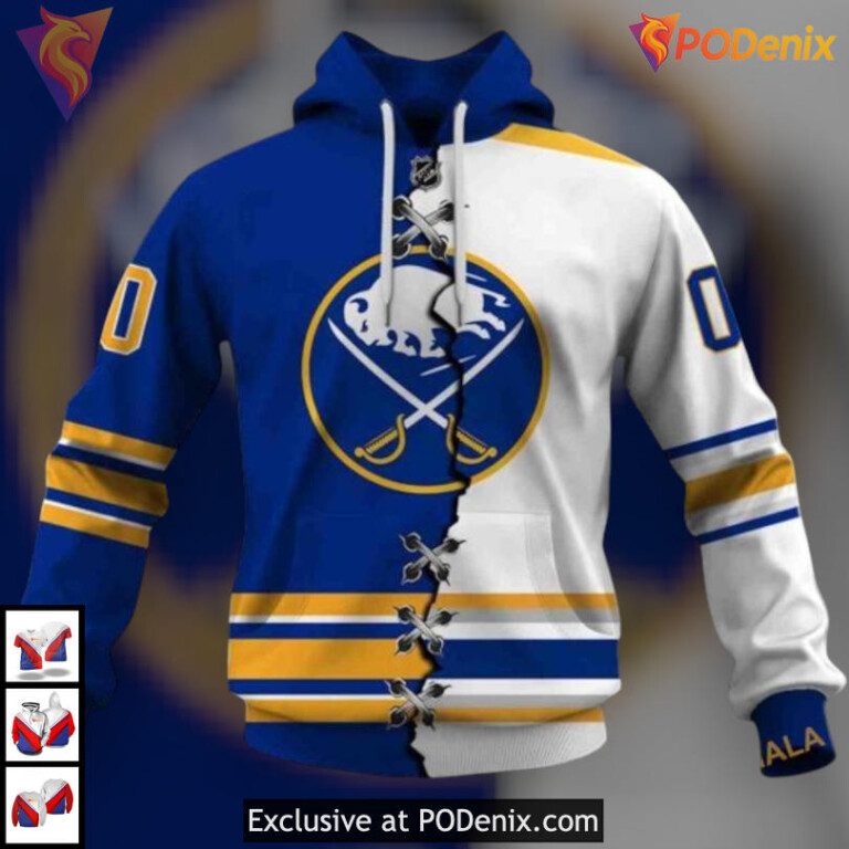 2025 Mix Jersey Customized Edition NHL Buffalo Sabres Personalized 3D Hoodie