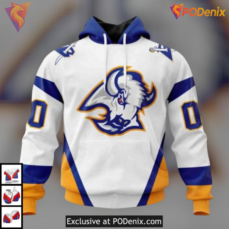 2025 Reverse Retro Edition NHL Buffalo Sabres Kids Hoodie 3D Custom Merch