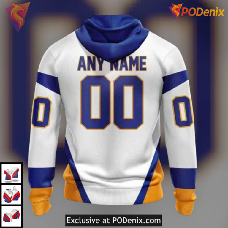 2025 Reverse Retro Edition NHL Buffalo Sabres Kids Hoodie 3D Custom Merch - 1