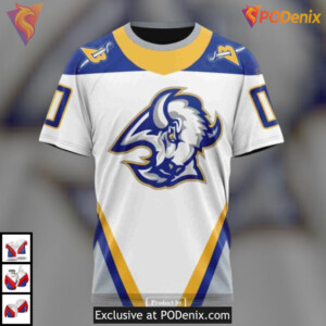 Unisex Retro Concepts Tribute NHL Personalized Buffalo Sabres Hoodie 3D - 3