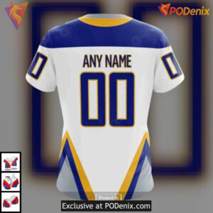 Unisex Retro Concepts Tribute NHL Personalized Buffalo Sabres Hoodie 3D - 4
