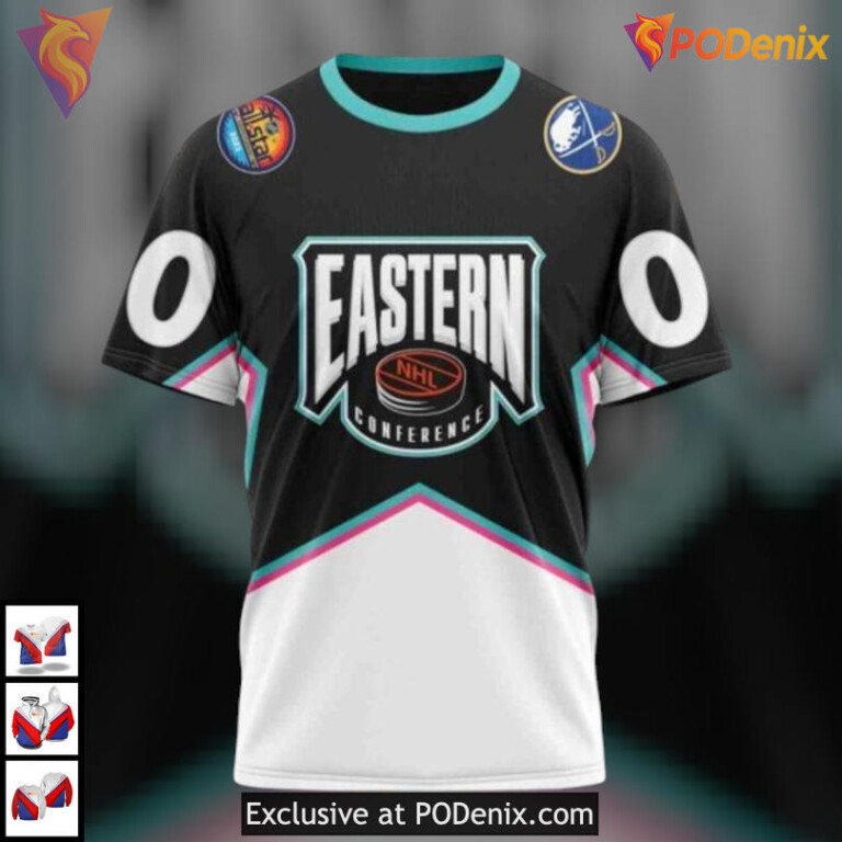 All Star Eastern 2025 Edition NHL Buffalo Sabres All Over Print Hoodie Custom - 2