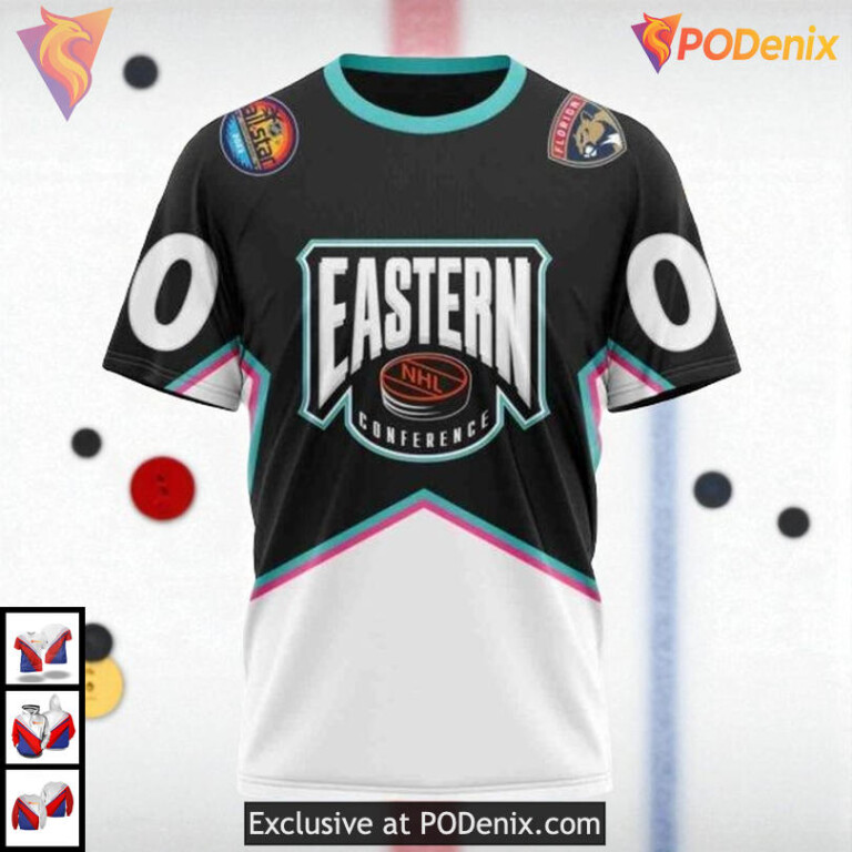 All Star Eastern Conference 2025 Custom Florida Panthers Christmas Hoodie 3D - 2