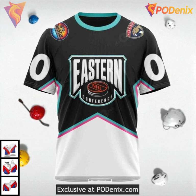 All Star Eastern Conference 2025 Custom Florida Panthers Unisex Hoodie NHL 3D - 2