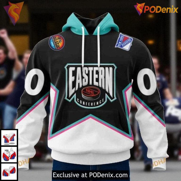 All Star Eastern Conference 2025 New York Rangers Holiday Hoodie, Custom 3D