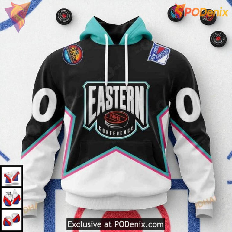 All Star Eastern Conference 2025 Special Edition New York Rangers 3D Hoodie