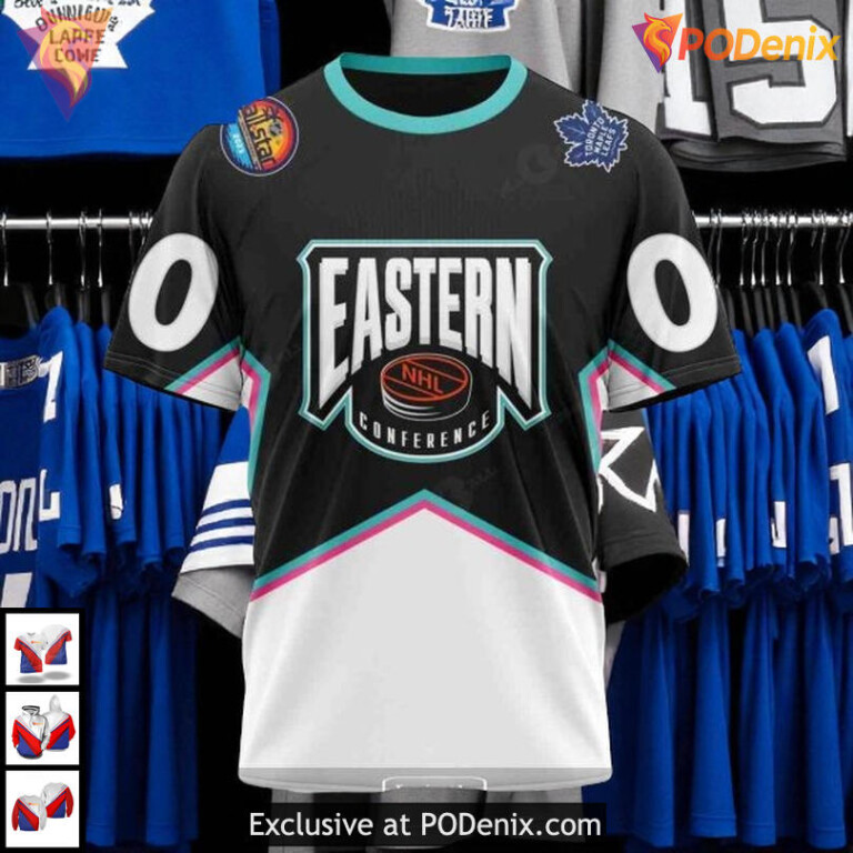 All Star Eastern Conference 2025 Toronto Maple Leafs Kids Hoodie, Custom 3D Shirt - 2