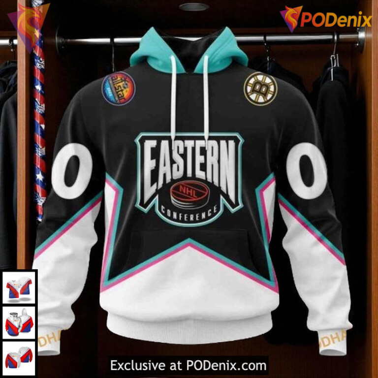 All Star Eastern Conference Boston Bruins Pullover Hoodie Play Hard