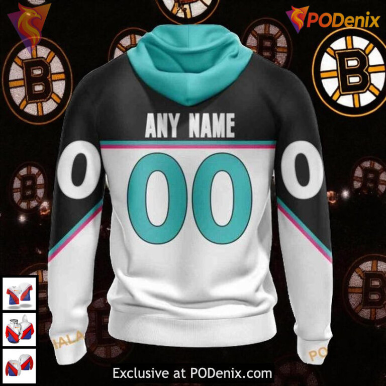 All Star Eastern Conference Boston Bruins Pullover Hoodie Play Hard - 1