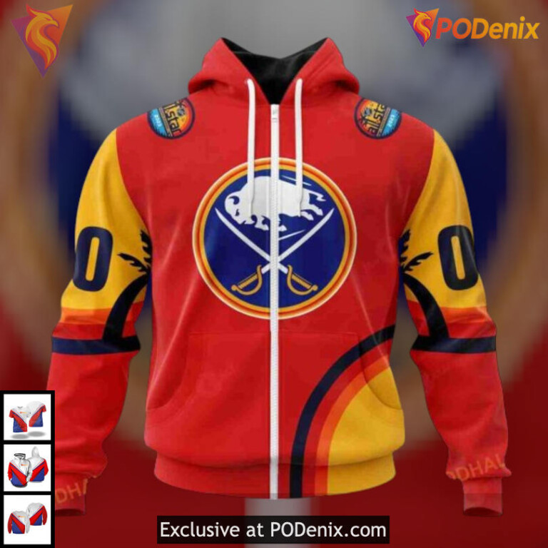 All Star Game Sunset Edition NHL Buffalo Sabres Hoodie Special Sweatshirt Design - 1