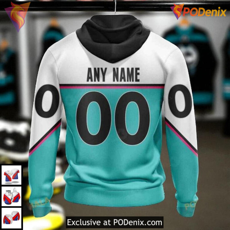 All Star Western Conference 2025 Custom NHL San Jose Sharks Zip Up Hoodie - 1