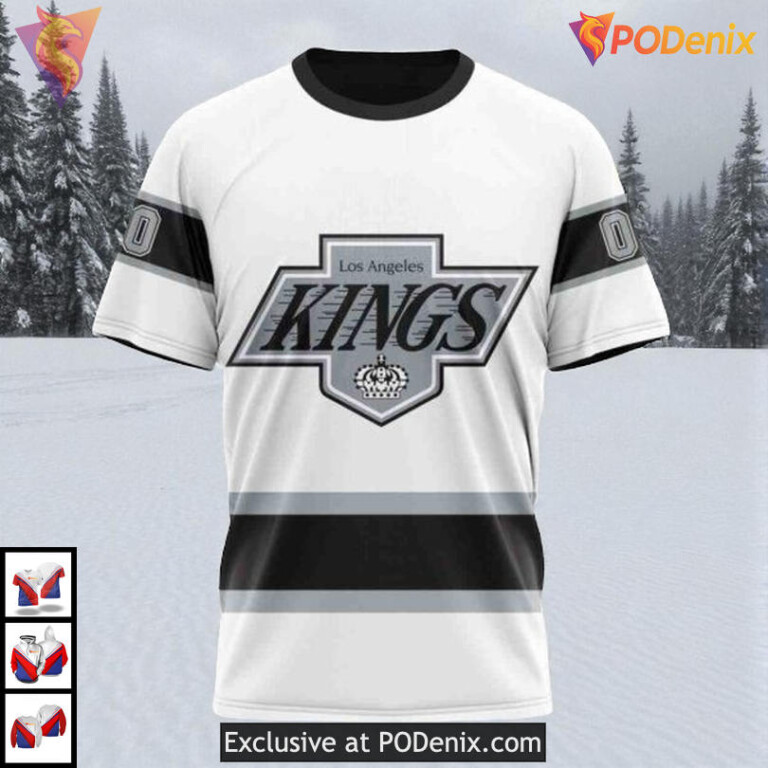Alternate Kits 2025 Custom Los Angeles Kings Hoodie NHL 3D Apparel - 2