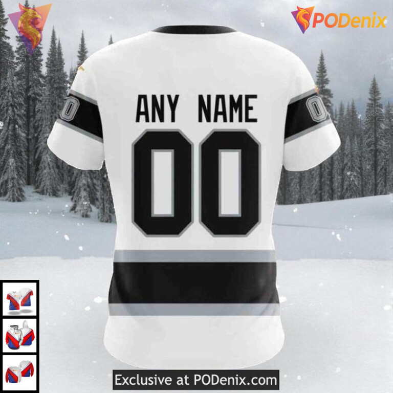 Alternate Kits 2025 Custom Los Angeles Kings Hoodie NHL 3D Apparel - 3