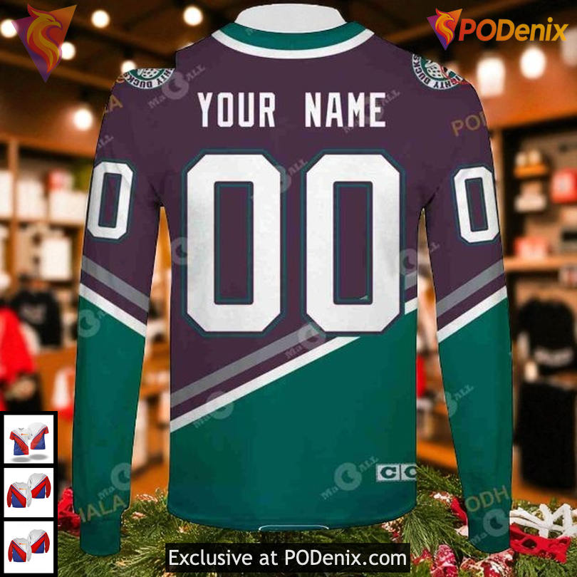 Anaheim Ducks 3D Hoodie Vintage 90s Throwback Custom Mighty Ducks Fan Gear Anaheim Ducks 3D Hoodie Vintage 90s Throwback Custom Mighty Ducks Fan Gear