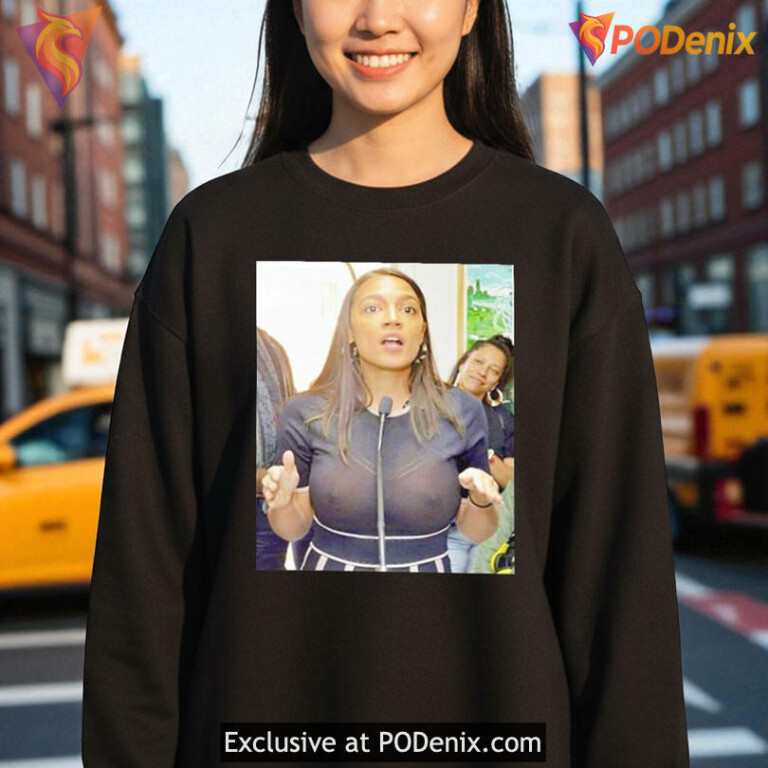 Aoc See Thru Graphic Meme, Funny Political Quote Limited T Shirt - 1