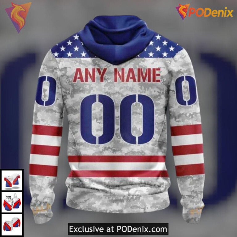 Armed Forces Appreciation Tribute NHL Retro Buffalo Sabres Hoodie 3D - 1