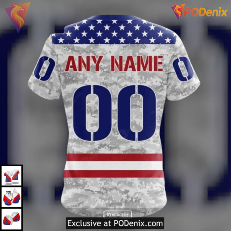 Armed Forces Appreciation Tribute NHL Retro Buffalo Sabres Hoodie 3D - 3