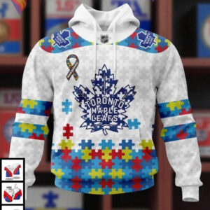 Autism Awareness Custom NHL Toronto Maple Leafs Hoodie 3D Fan Apparel