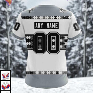 Autism Awareness Name Number Custom Los Angeles Kings Holiday Hoodie NHL 3D - 3