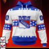Autism Awareness Name Number Custom NHL New York Rangers Mens Hoodie 3D