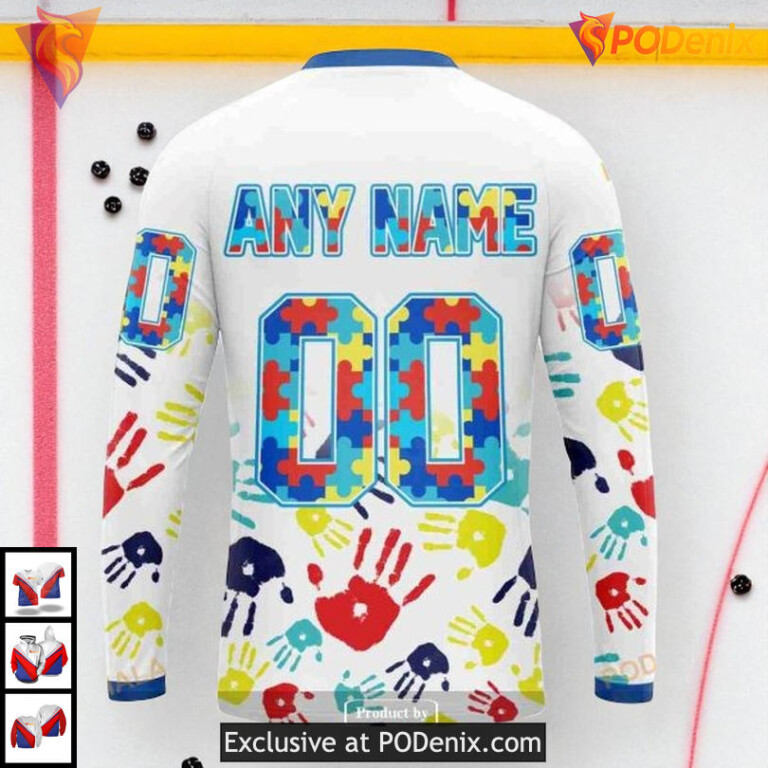 Autism Awareness Supportive Design Boston Bruins Hoodie 3D Custom NHL - 4