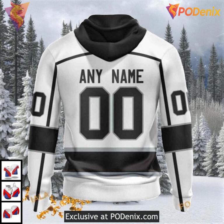 Away Kits 2025 Edition Custom Los Angeles Kings 3D Hoodie NHL Style - 1