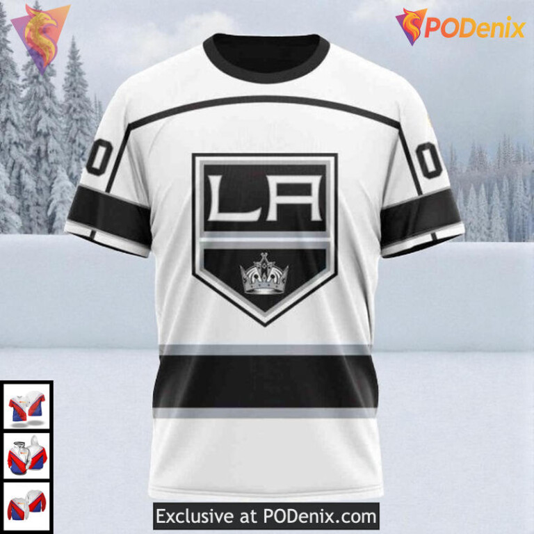Away Kits 2025 Edition Custom Los Angeles Kings 3D Hoodie NHL Style - 2