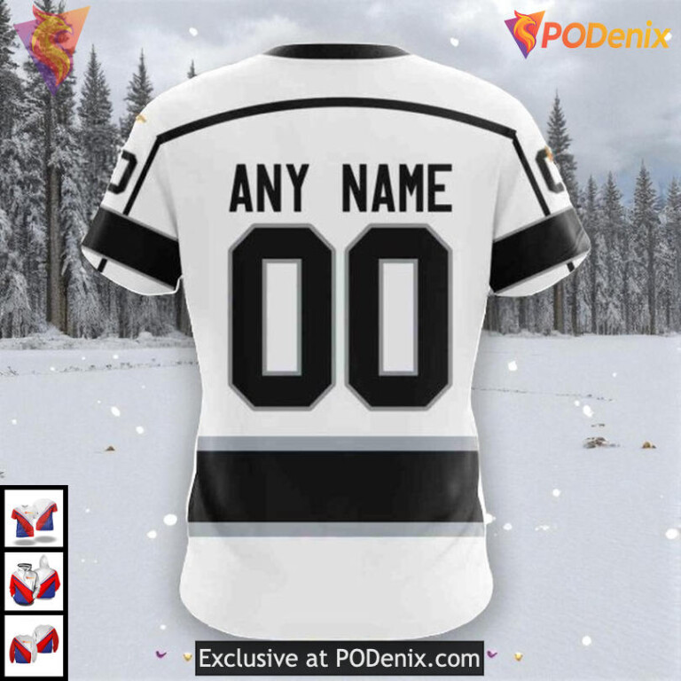 Away Kits 2025 Edition Custom Los Angeles Kings 3D Hoodie NHL Style - 3