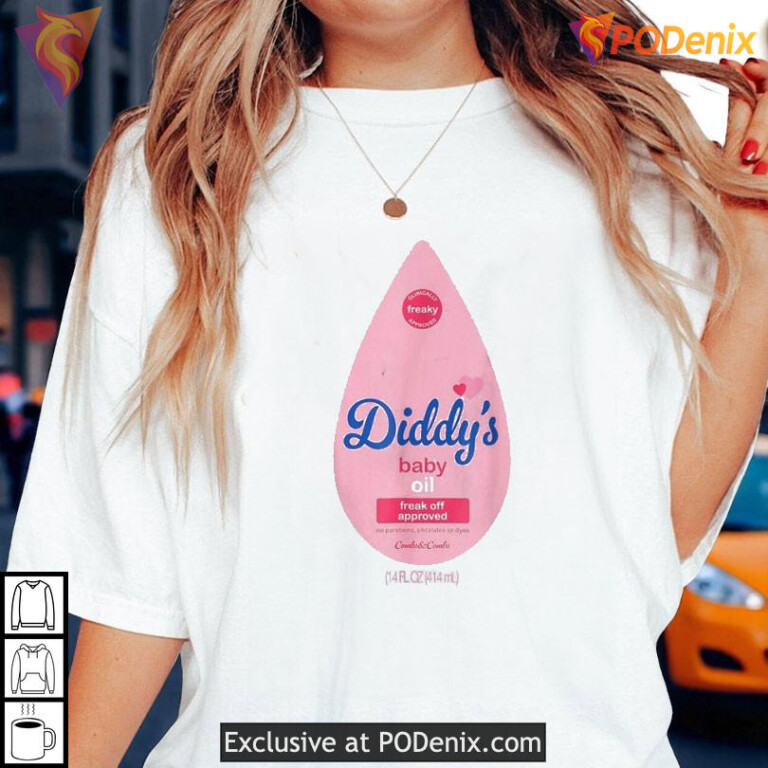 Baby Oil Costume Funny Halloween T Shirt With Diddy’s Bottle Inspired Design - 2