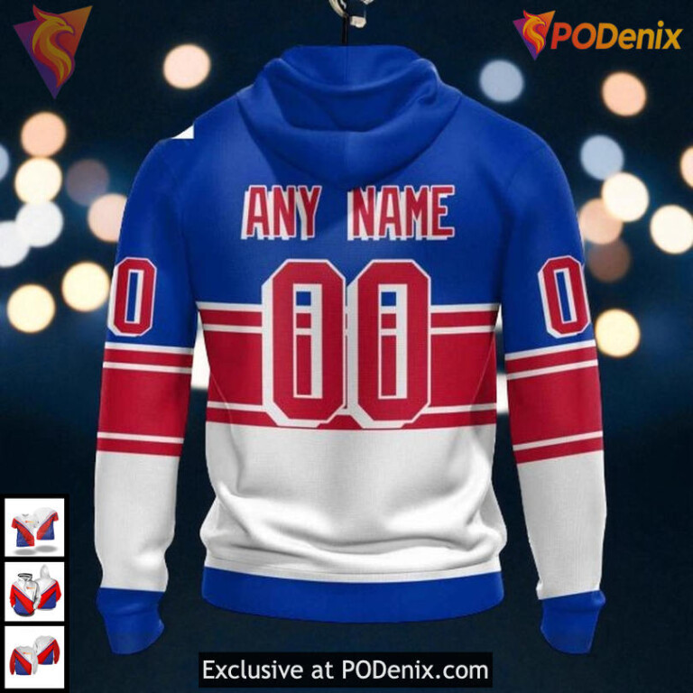 Best NHL Fan Apparel Personalized New York Rangers Unisex Hoodie 3D - 1