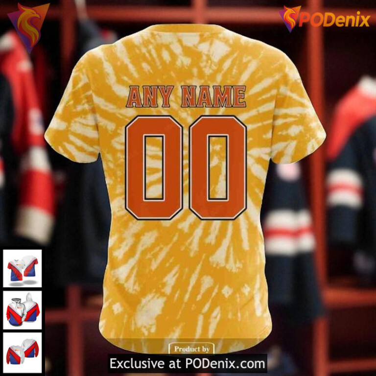 Blackhawks Custom 3D Hoodie Retro Tie Dye NHL Chicago Blackhawks Vintage - 3