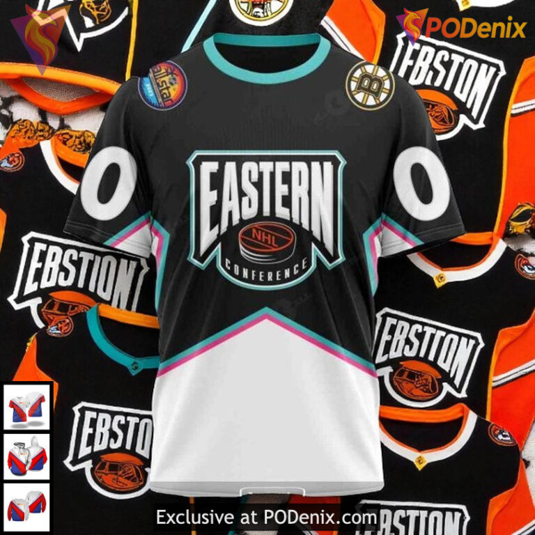 Boston Bruins Hoodie 3D All Star Eastern Conference Custom Shirt Edition - 2