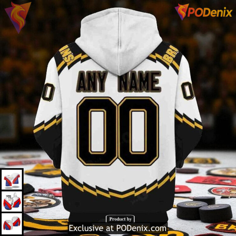 Boston Bruins Hoodie 3D Custom Name And Number Shirt Sweatshirt Edition - 2
