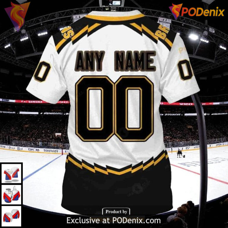 Boston Bruins Hoodie 3D Custom Name And Number Shirt Sweatshirt Edition - 6