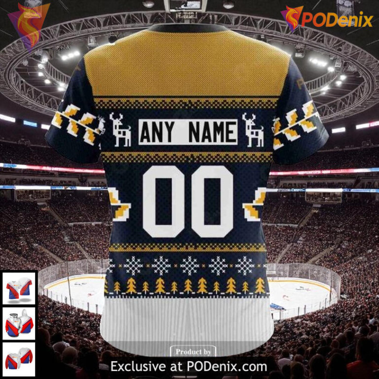 Boston Bruins Hoodie 3D Custom NHL Christmas Season Shirt Festive Edition - 6