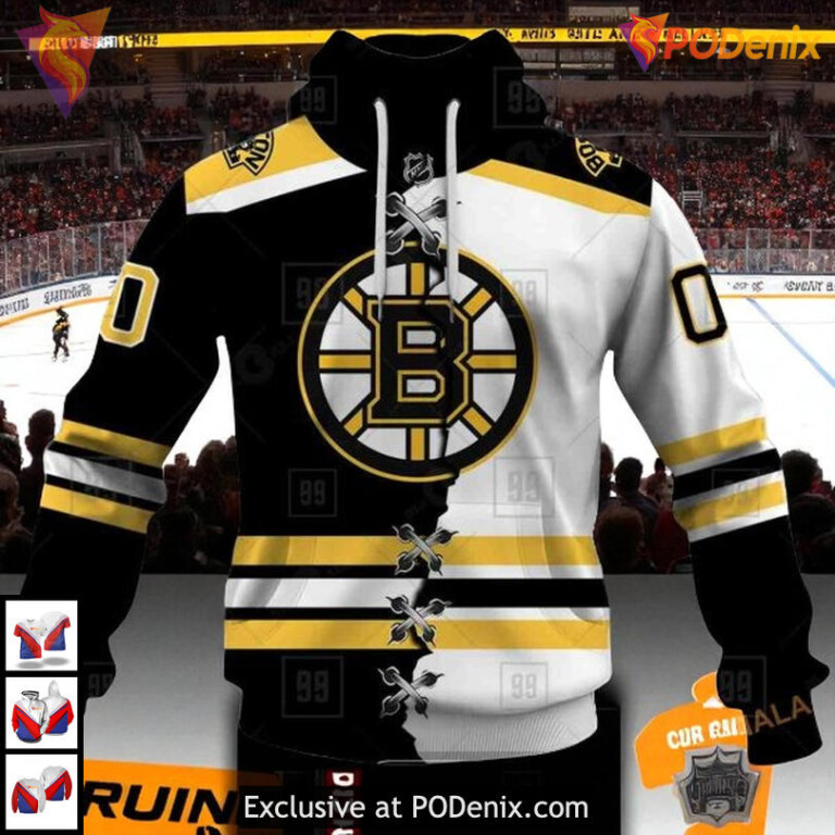 Boston Bruins Hoodie 3D Custom NHL Mix Color Jersey Shirt Special Edition