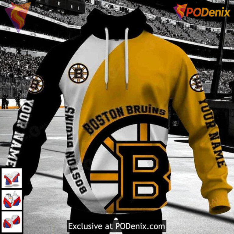 Boston Bruins Hoodie 3D Custom Sweatshirt You Laugh I Laugh You Cry I Cry