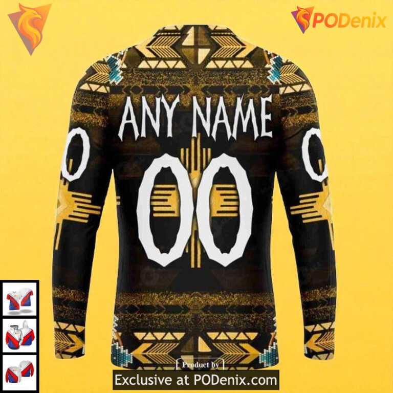 Boston Bruins Kids Hoodie Custom NHL Native Costume Inspired Design - 4