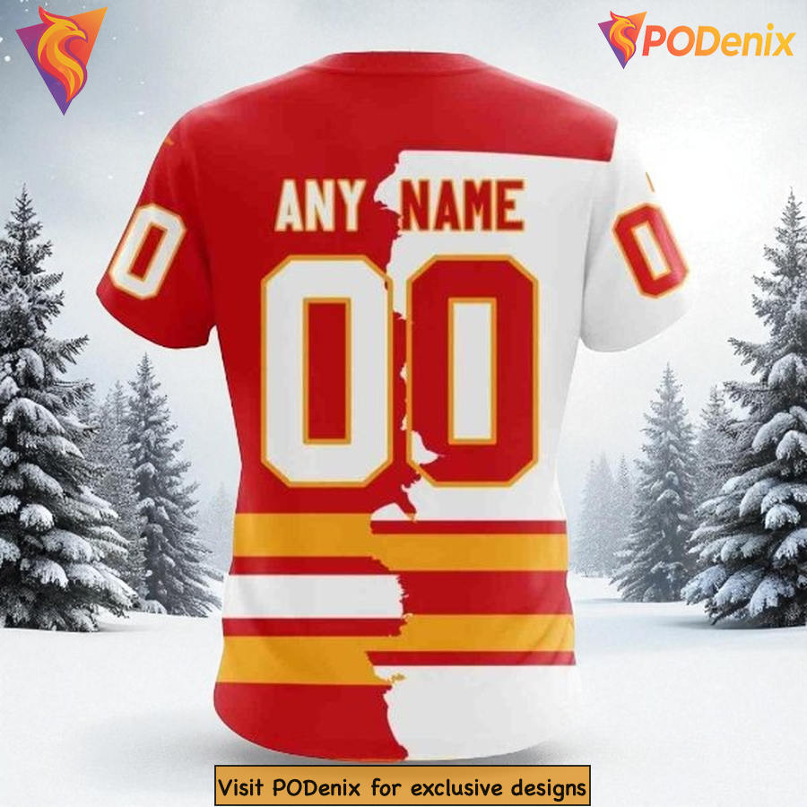 Calgary Flames Hoodie 3D, Custom 2025 Mix Home Away Design For NHL Fans Calgary Flames Hoodie 3D, Custom 2025 Mix Home Away Design For NHL Fans