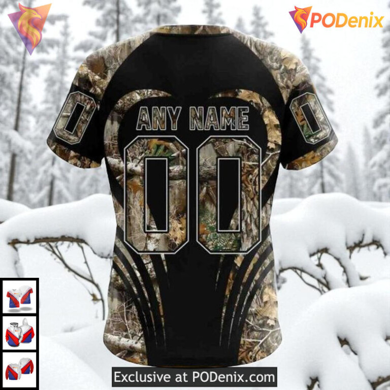 Camo Hunting Graphic Style Personalized Los Angeles Kings Hoodie NHL 3D - 3