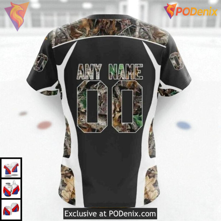 Camo Hunting Graphic Sweatshirt Custom Florida Panthers Unisex Hoodie 3D - 3