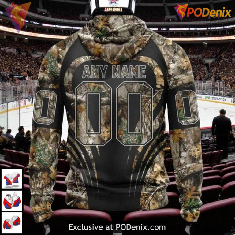 Camo Hunting NHL Boston Bruins Hoodie 3D Personalized Outdoor Apparel - 1