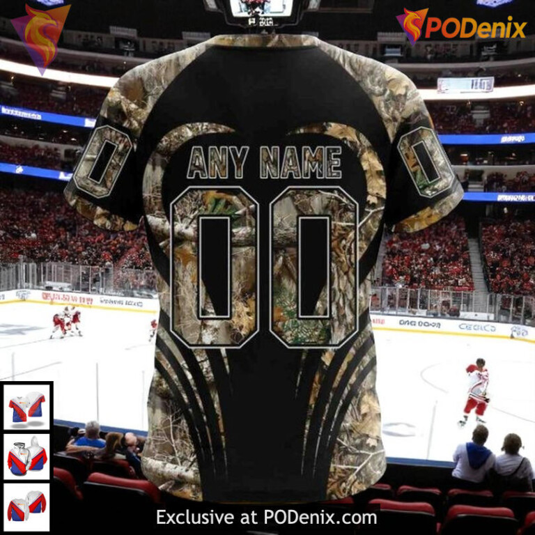 Camo Hunting NHL Boston Bruins Hoodie 3D Personalized Outdoor Apparel - 3