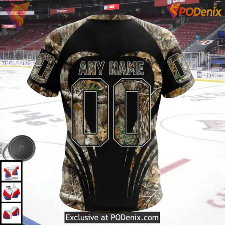 Camo Hunting Outdoor Concept NHL Edmonton Oilers Unisex Hoodie 3D - 3
